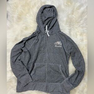 Roots hoodie in salt and pepper size large
